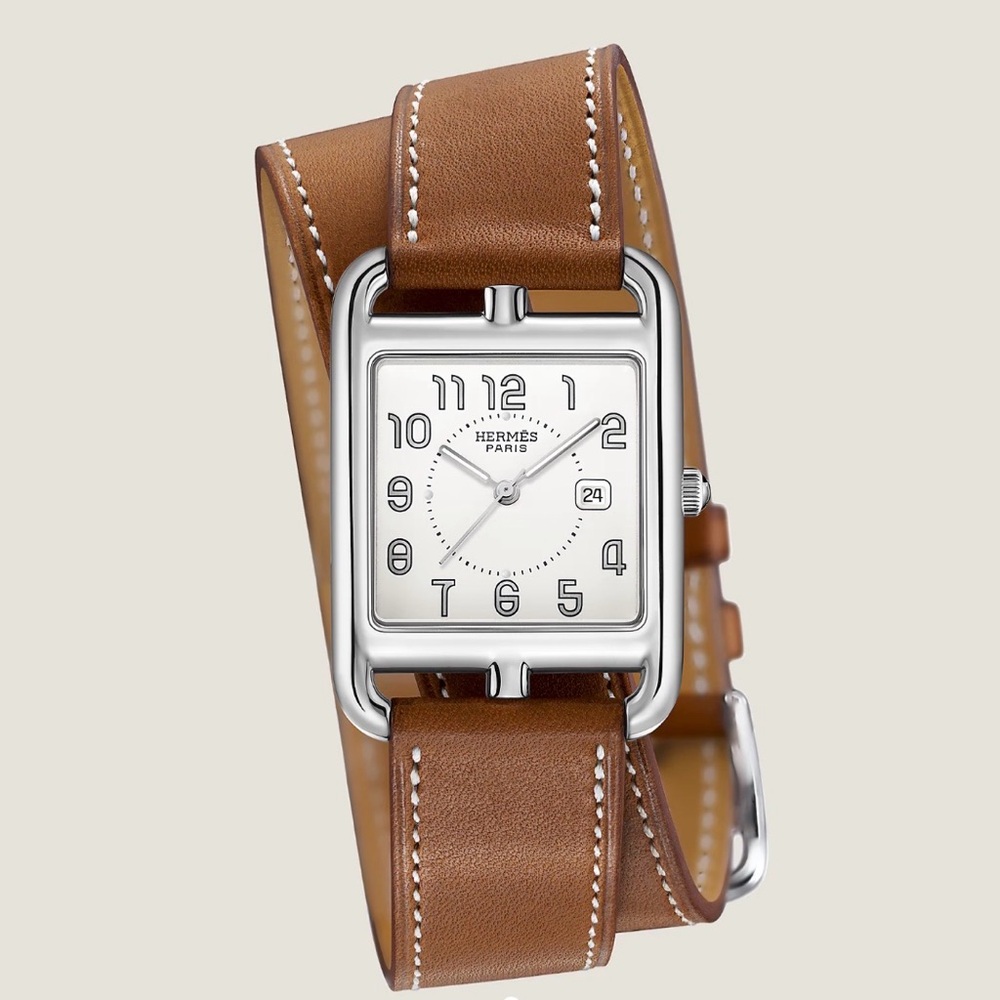 Hermes Cape Cod double tour watch strap for 37mm watch